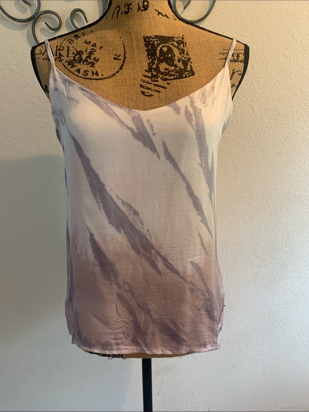 Olivaceous Lavender Tie-Dye Spaghetti Strap Cami